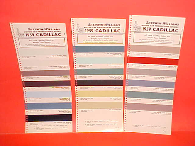 1959 CADILLAC ELDORADO BIARRITZ DEVILLE CONVERTIBLE BROUGHAM PAINT CHIPS SW