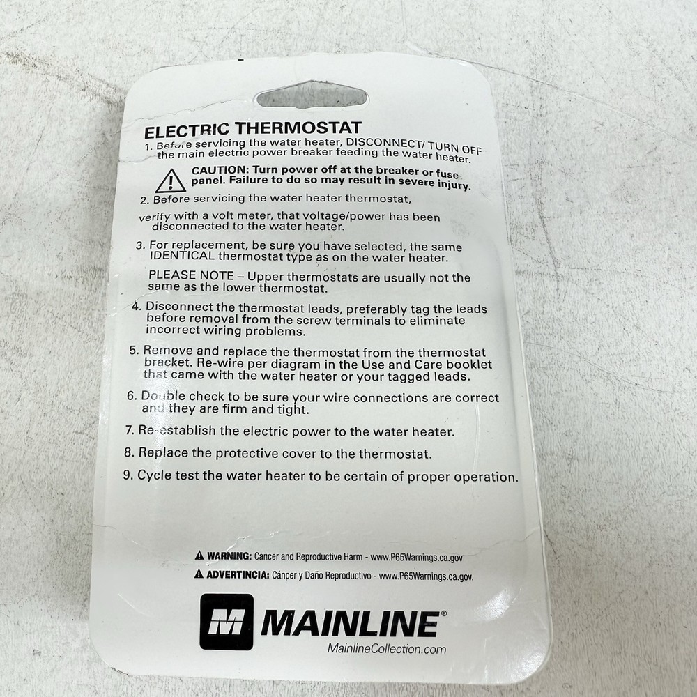 Mainline ML11695 THERMOSTAT Rheem 59T 4090 300500 L150F D2304 012310C New