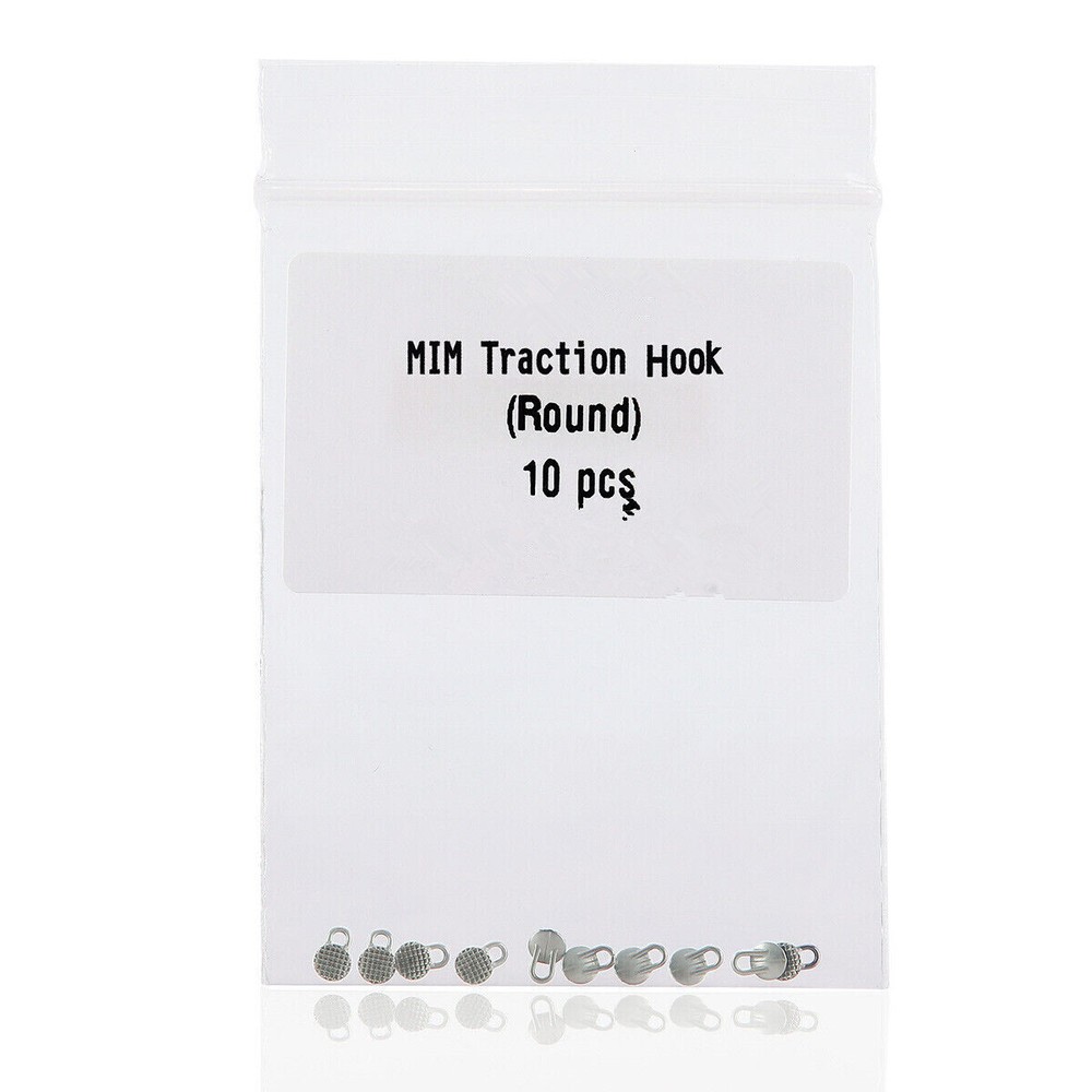 Dental Ortho 10 Pcs Bondable Round/Rectangular Traction Hook Monoblock/Split