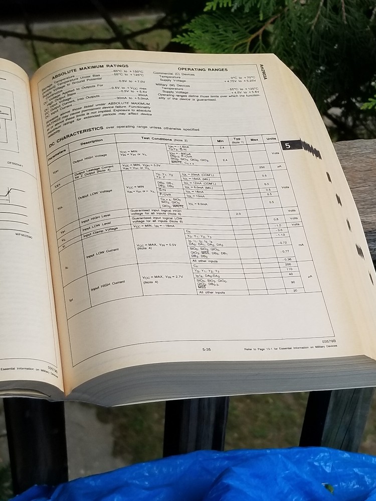 2 VINTAGE ELECTRONICS BOOKS DATA AMD 1985 BIPOLAR AND MOS MICROPROCESSORS