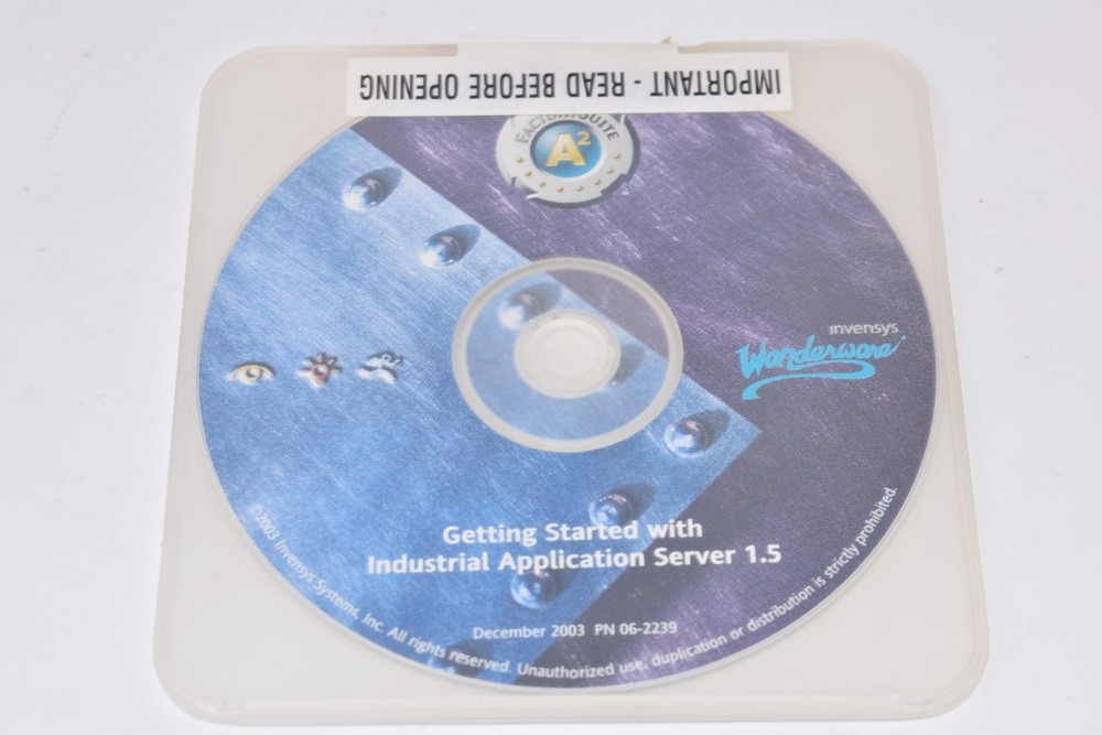 Invensys Wonderware Getting Started with Industrial Application Server 1.5