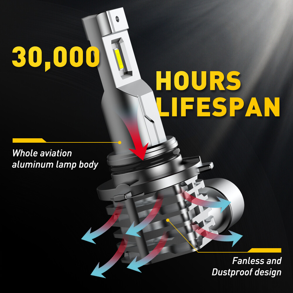 AUXITO 9006 LED Headlight Bulb Conversion Kit Low Beam White Super Bright 6500K