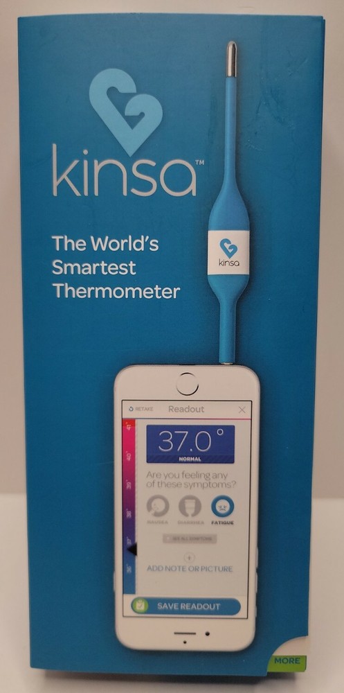 Kinsa Smart Digital Thermometer -  KSA004 For iPhone, Android.