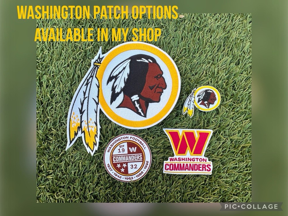 Washington Commanders NFL Patch 2” X 3” Iron On Embroidered