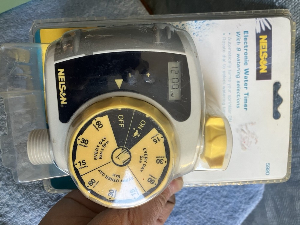 New Nelson 5920 Electronic Water Timer With 9 Selections