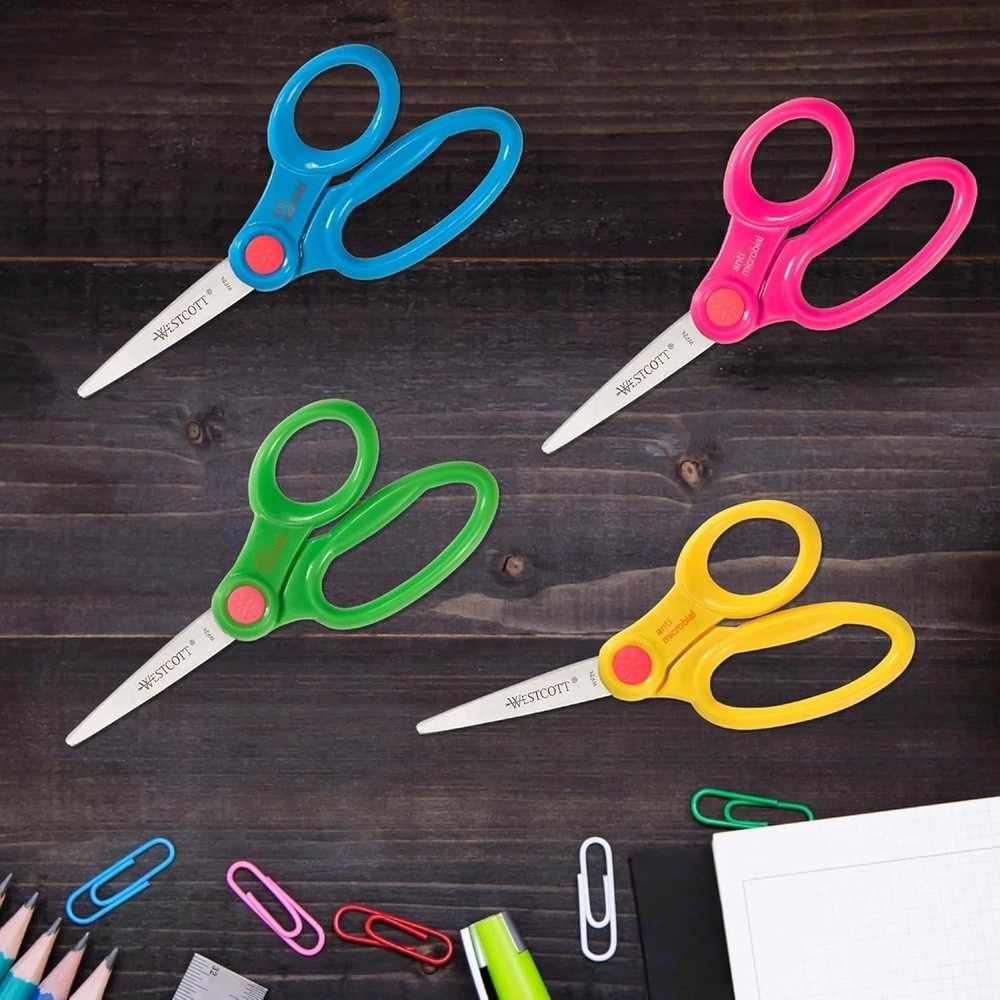 Classroom Scissor Caddy with 24 Student Scissors
