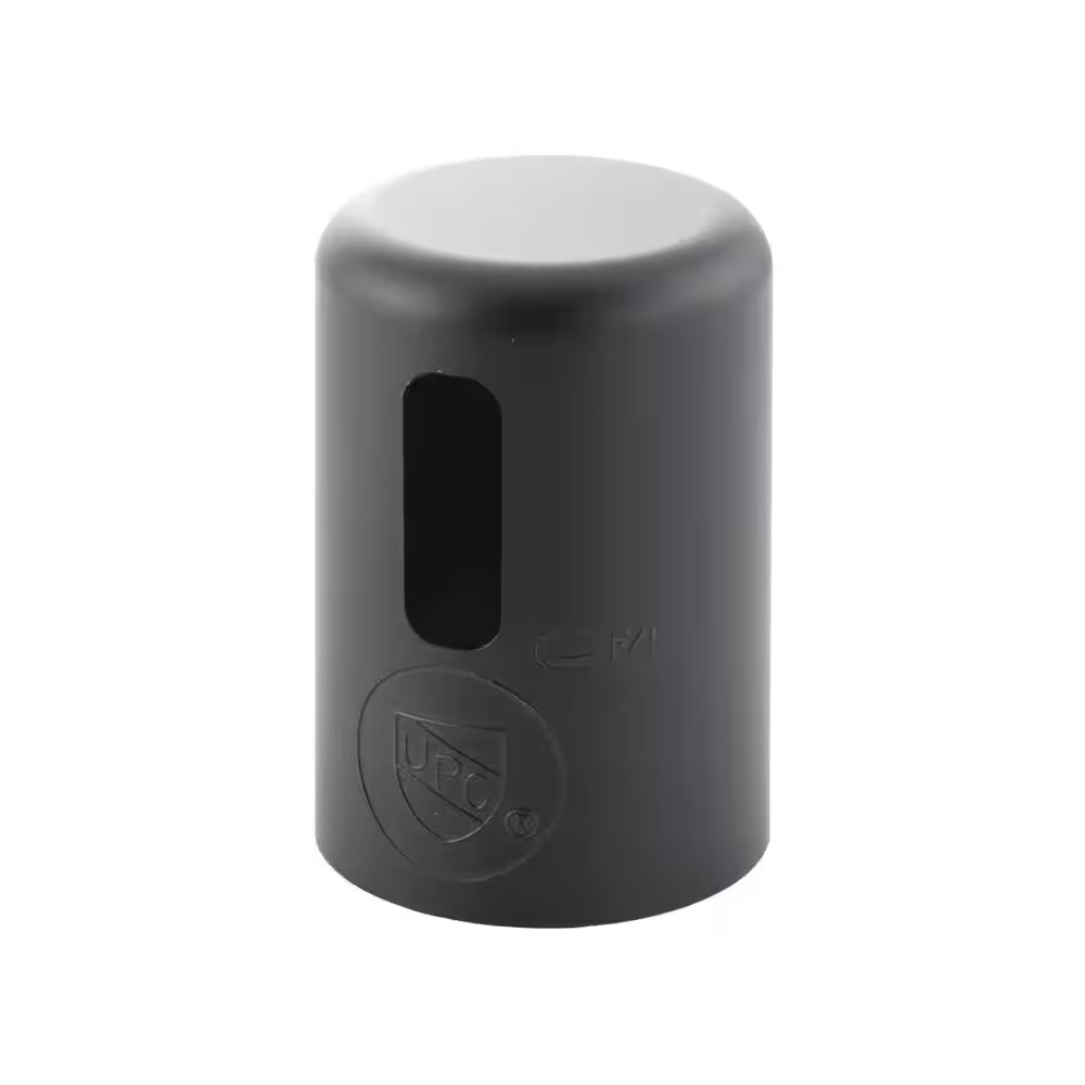1.75 In. O.D. Kitchen Air Gap Cap in Matte Black