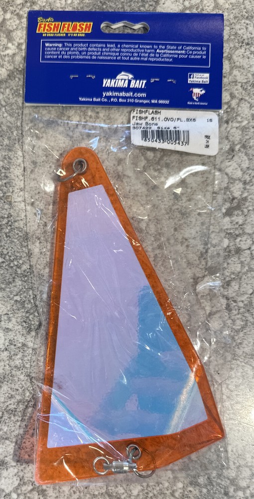 Big Al’s Fish Flash No Drag Flasher Trolling 6" Jawbone