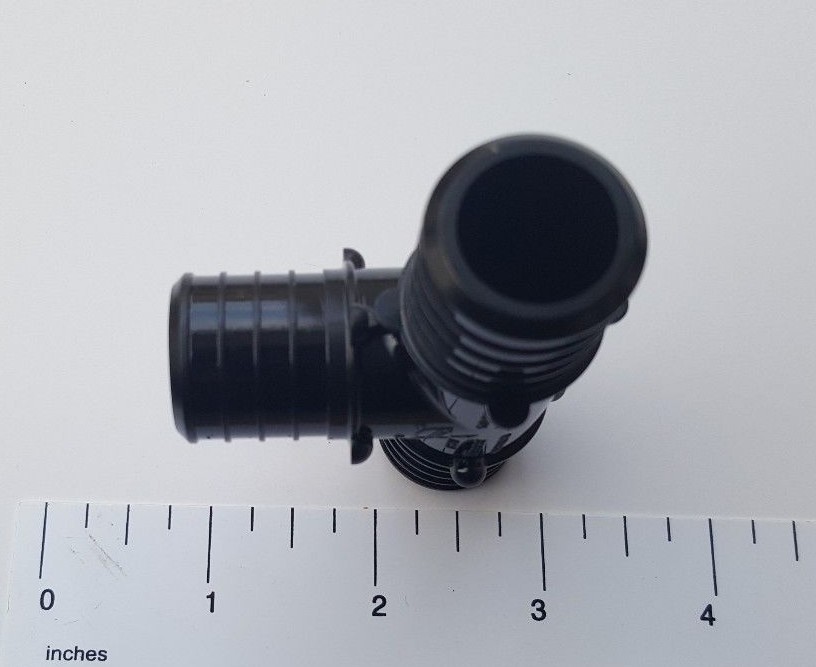 50 PIECES 1" PEX TEE POLY ALLOY LEAD FREE CRIMP PLASTIC FITTINGS - NSF, CUPC