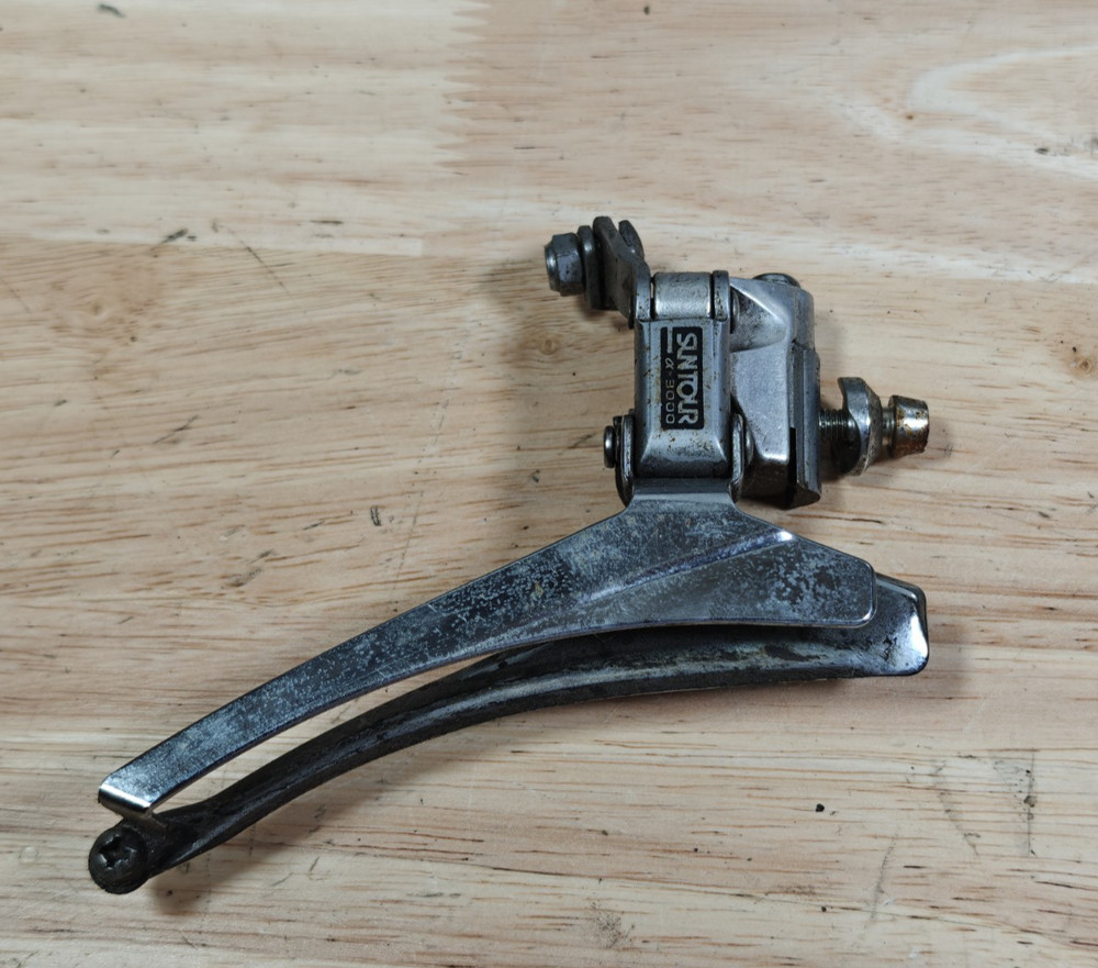 Vintage Suntour a3000 Double Front Derailleur Bottom Pull Braze On