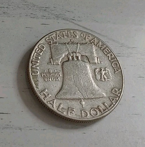 1961-D Franklin Half Dollar 90% Silver - Free Shipping! #1