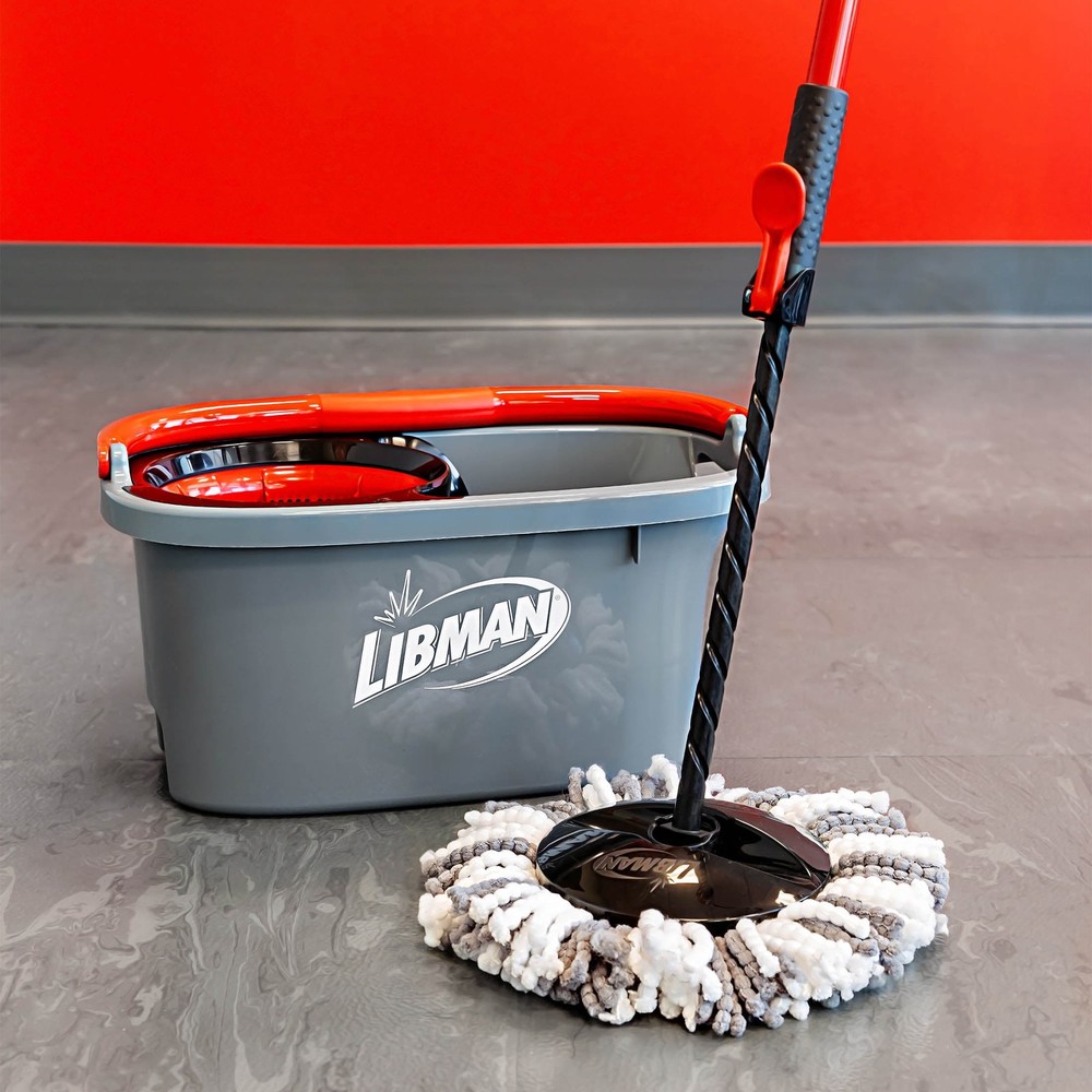 Libman Microfiber Spin Mop System High Power Professional Grade