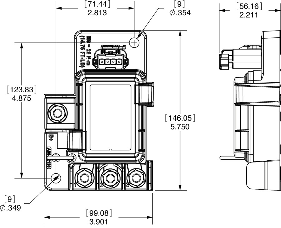 BLUE SEA MODULE SAFETY CIRCUIT 100- 7725-BSS