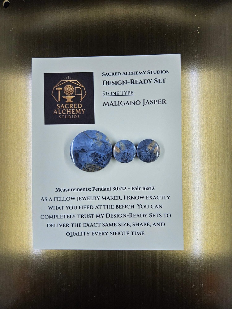 Circle Shape - Maligano Jasper - Design-Ready Set