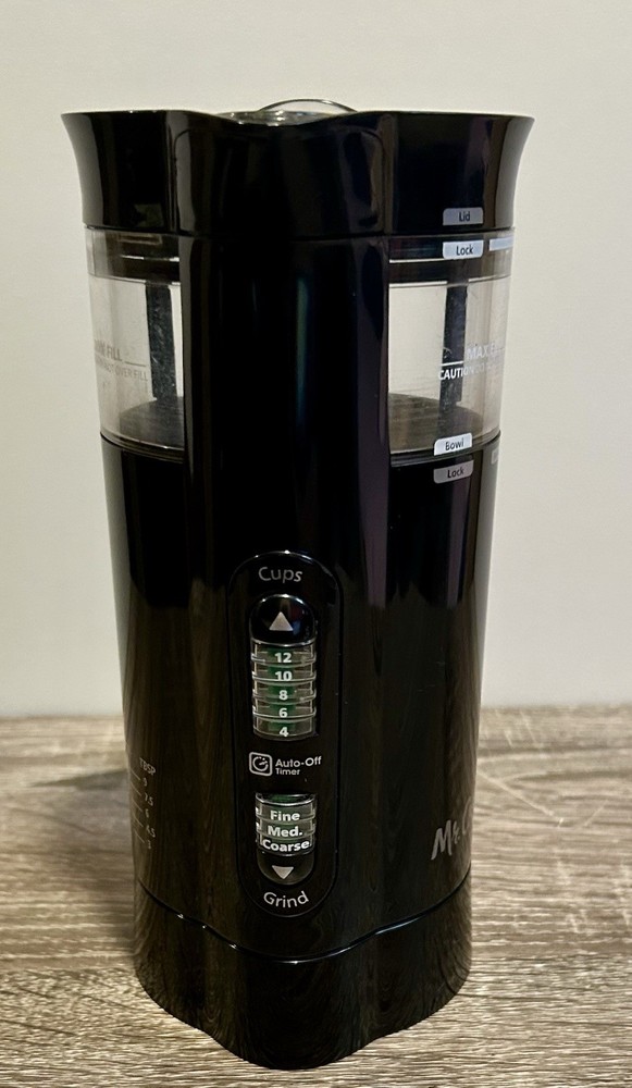 Mr Coffee Blade Coffee Bean Grinder Select Fine Med Course Auto Timer