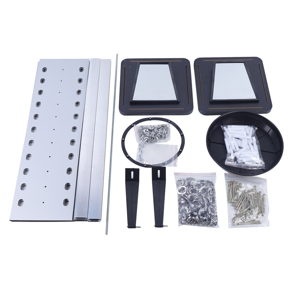 SUNGLASS DISPLAY RACK WITH MIRROR AND SPINNING BOTTOM HOLDS 44 PIECES