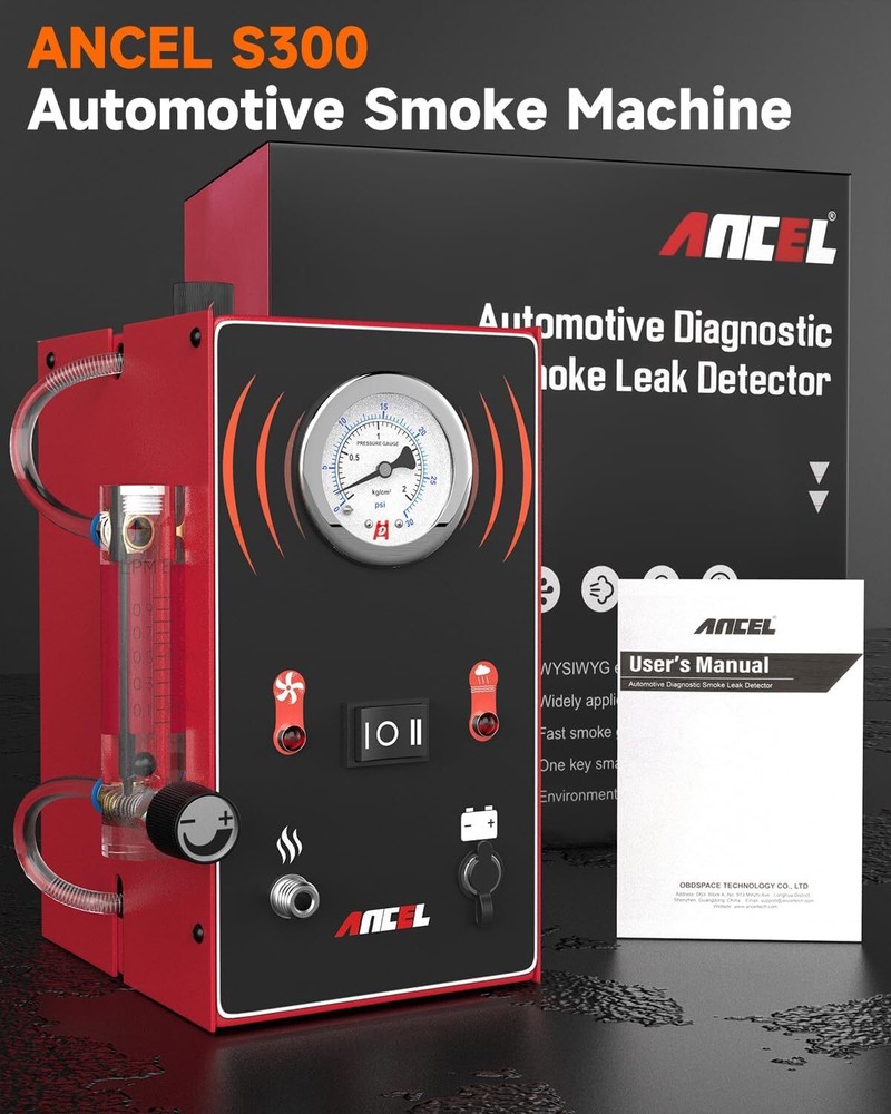 EVAP Machine Smoke Leak Detector Automotive Car Pipe System Diagnostic Tester