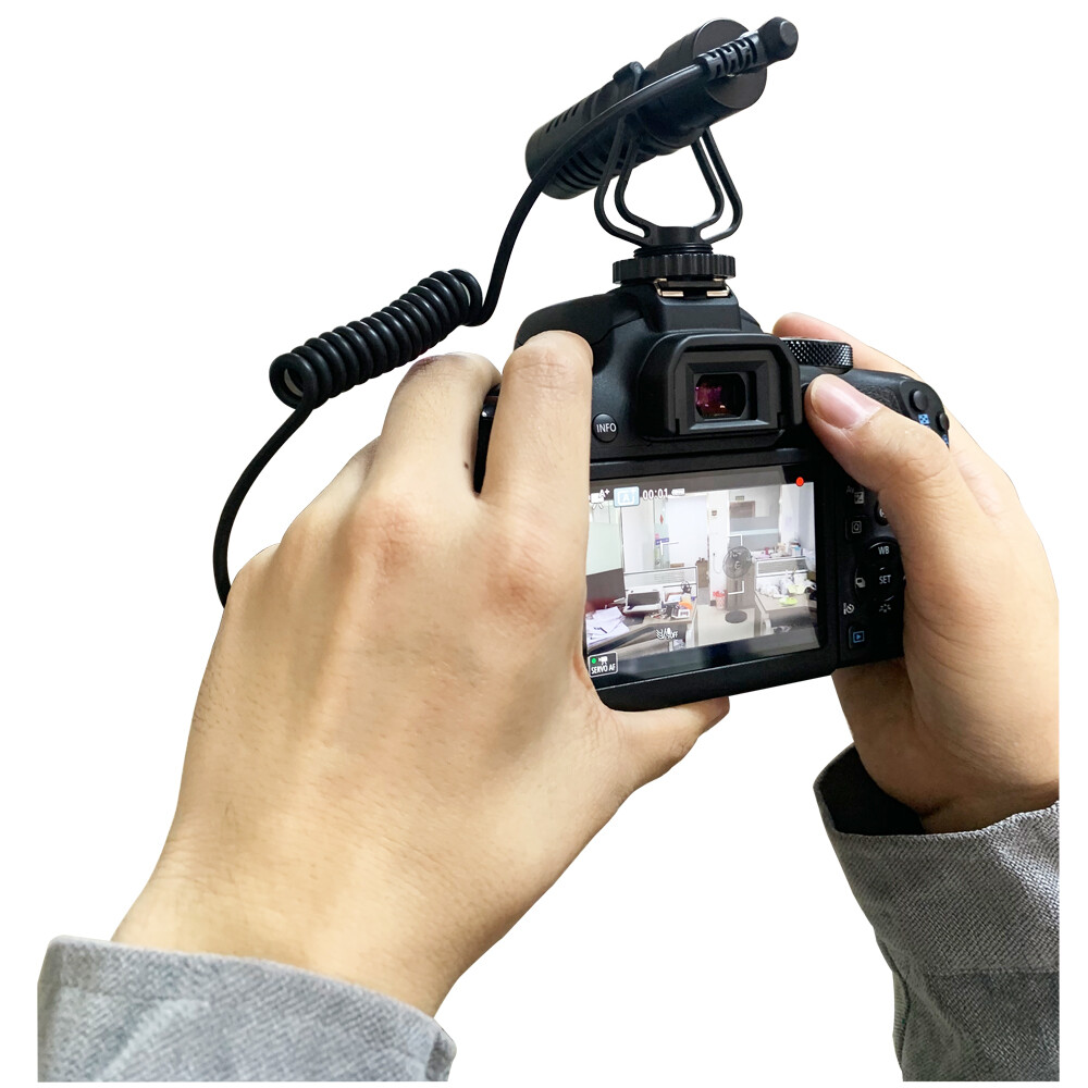 Universal Video Microphone Condensor Nikon Canon DSLR Camera Android Phone Mic