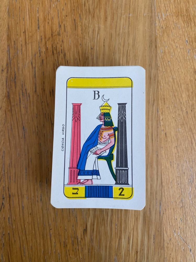 Vintage Baraja Egipcia Tarot Deck