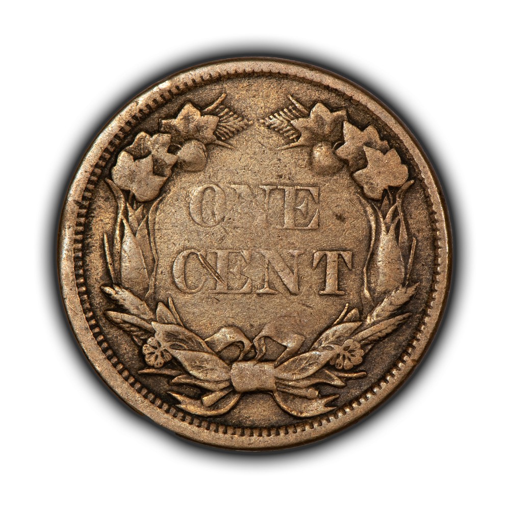 1858 1c Flying Eagle Small Cent - Small Letters - VF+ - SKU-T4509