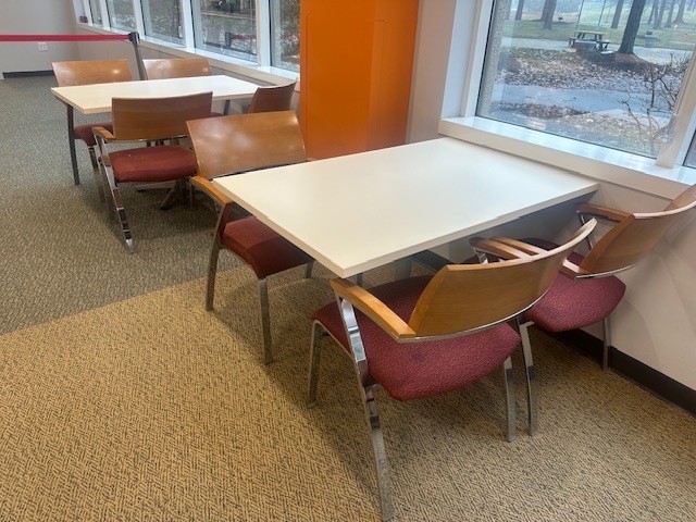 48" x 30" Cafeteria / Kitchen Table by National in White Laminate