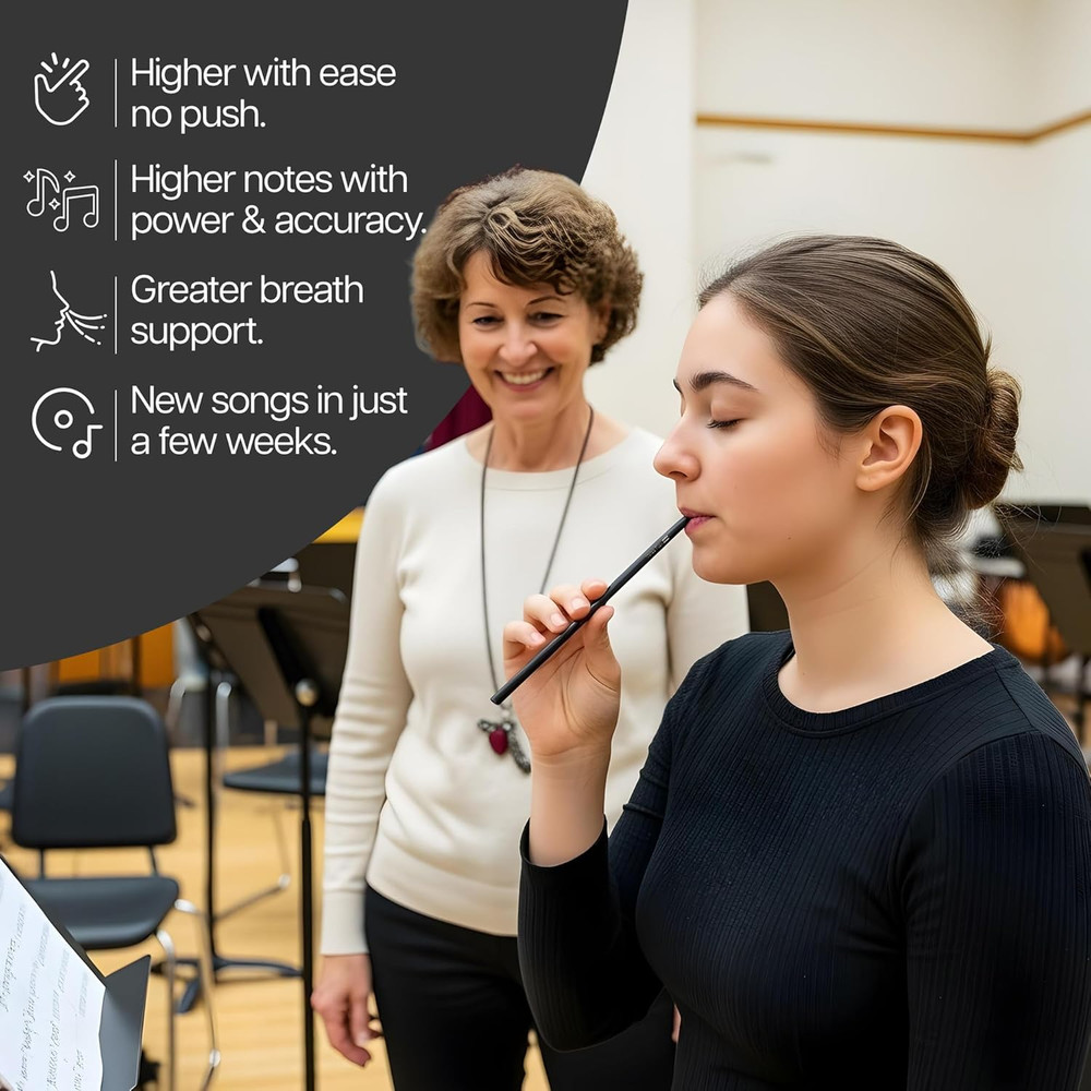 Vocal Straws for Voice Training - Multi-Size Vocal Trainer for Singing with Bubb