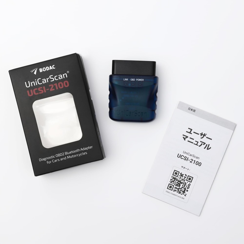 OBD2 Scanner UCSI-2100 Bluetooth 4.0 for BimmerCode & MotoScan iOS Android