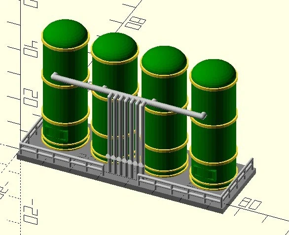 N Scale Fuel Tanks