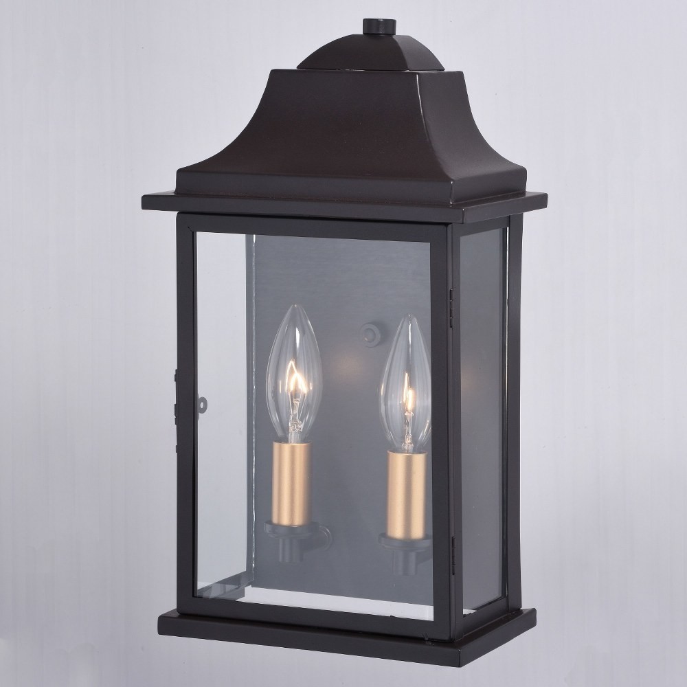 Bristol 2-Light Outdoor Wall Sconce in Traditional and Rectangular Style 13