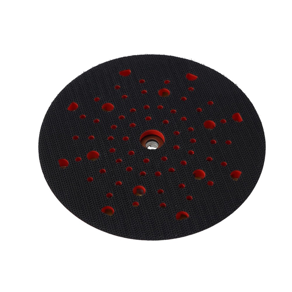 Red And Black Multi Hole Back Up Sanding Pad Replacement For Bosch RSM6045
