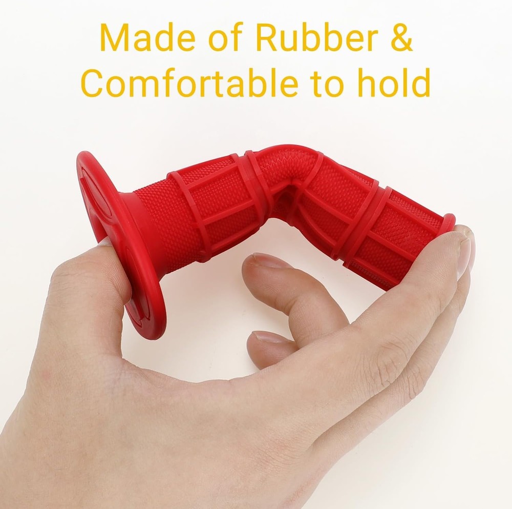 Rubber Handlebar Grips Compatible with Dirt Pit Bikes