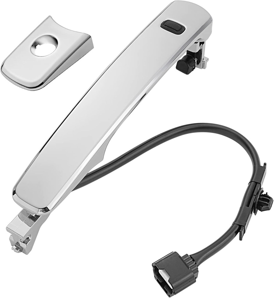 Chrome Door Handle Front Left Driver Side for Nissan Rogue 2010-2013,with Sensor