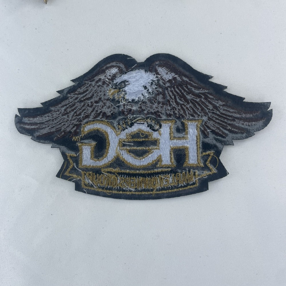 New HARLEY OWNERS GROUP "HOG" Eagle Patch And Used Pin Set 1983/2013