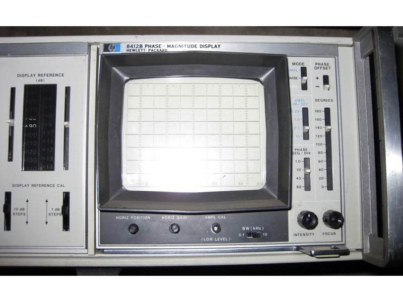 HP/Agilent 8407A 8412B Network Analyzer Phase Magnitude