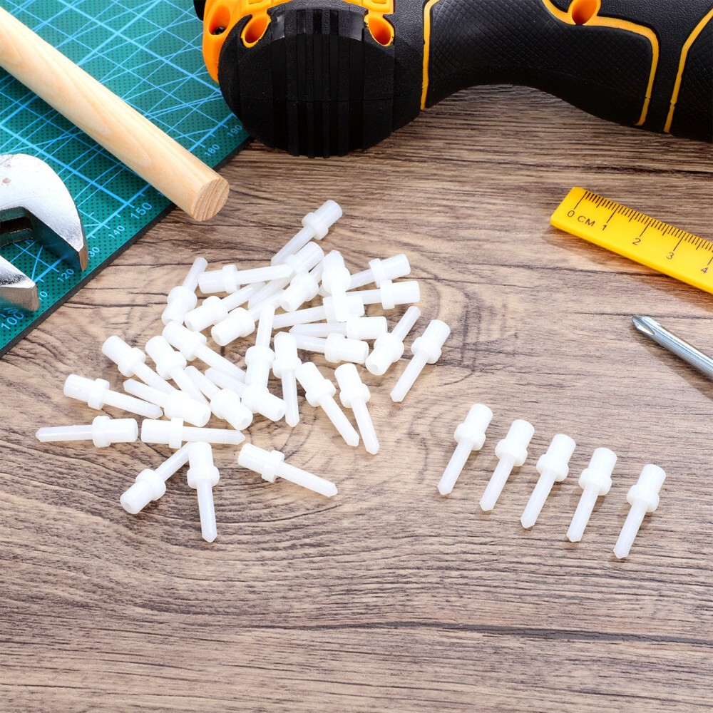 60PCS Shutter Repair Pins Spring Loaded Plantation Shutter Replacement White