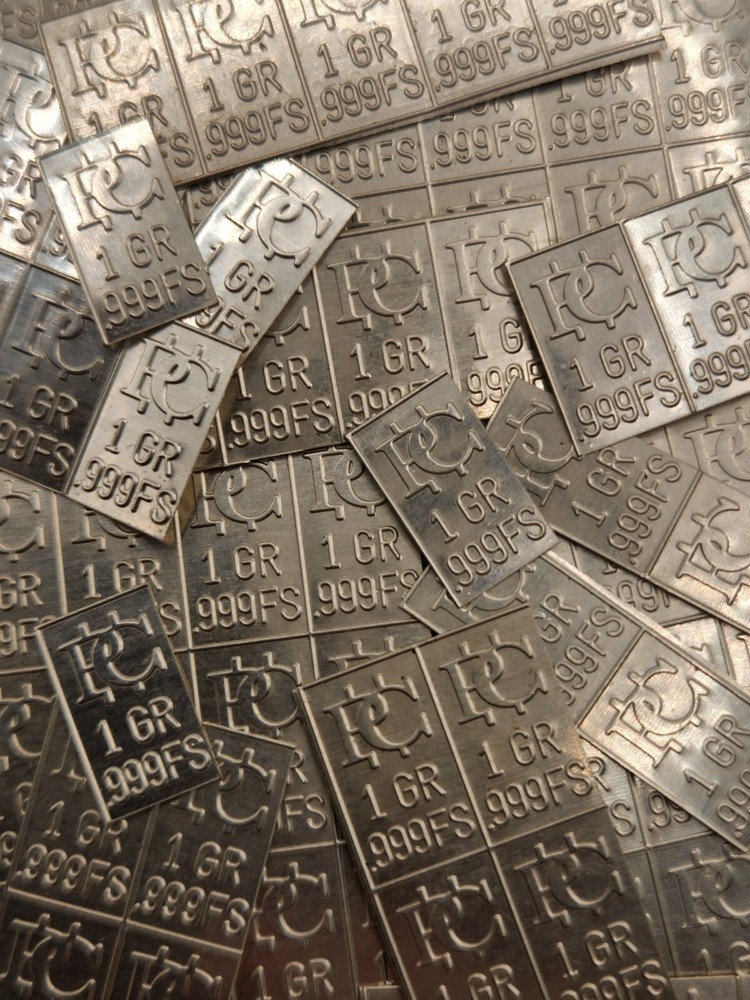 Micro Silver Bars 500 Pack .999 Silver Bars Mixed Sizes Preppers Money