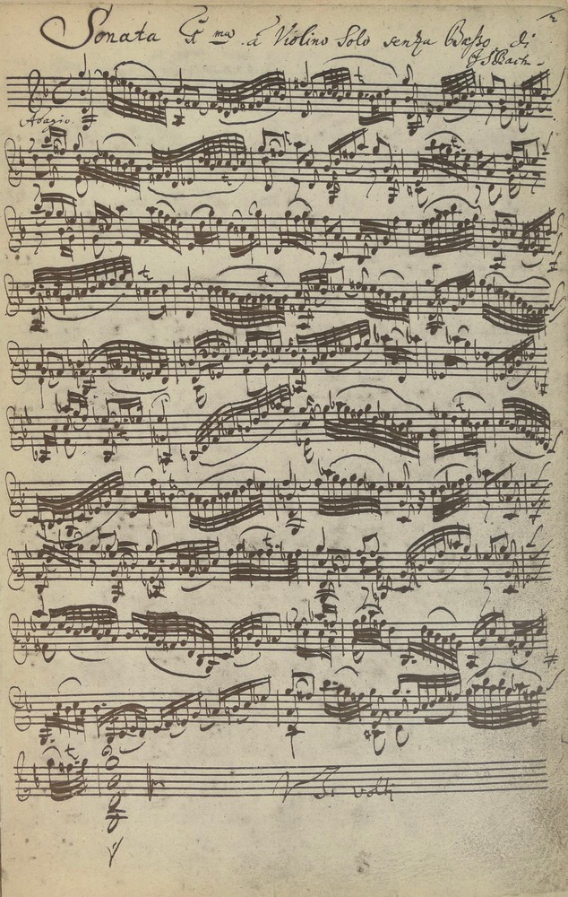 J.S. BACH "Sei solo a violino" - EX-RICCI
