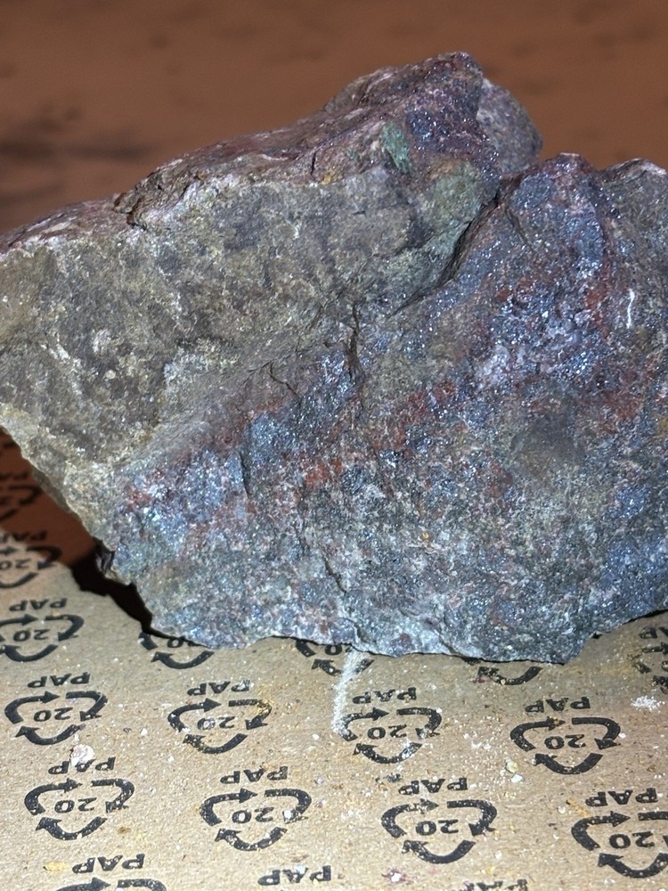 rich silver gold ore sample
