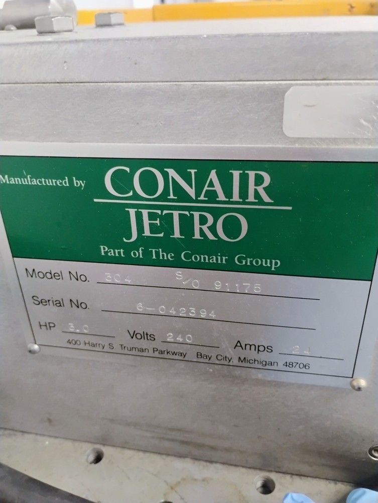 Conair Jetro Pelletizer Model 304 3HP 240V 24A