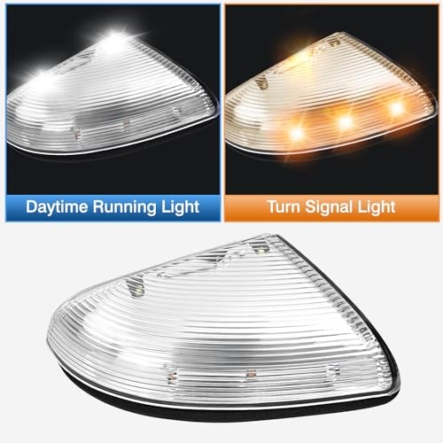 Ram Puddle Light Front Mirror Turn Signal, Right Passenger + Left Left & Right