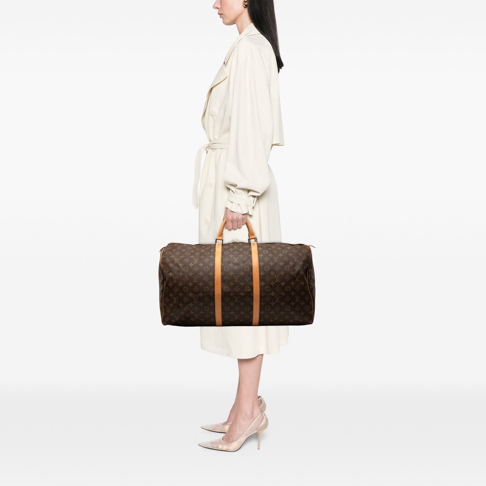 Louis Vuitton Monogram Keepall 60 | Pre-Loved | Brown | Authenticated