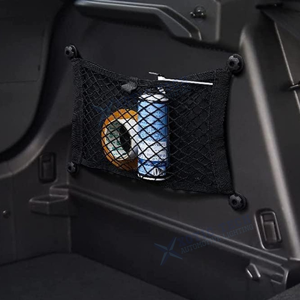 2 Pack Mesh Cargo Net Stretchable Elastic Car Storage Organizer Pouch Universal