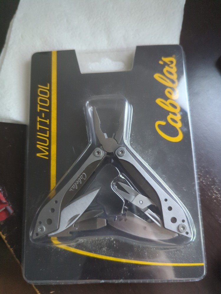 Cabella's Multitool + Case, World's Foremost Outfitter