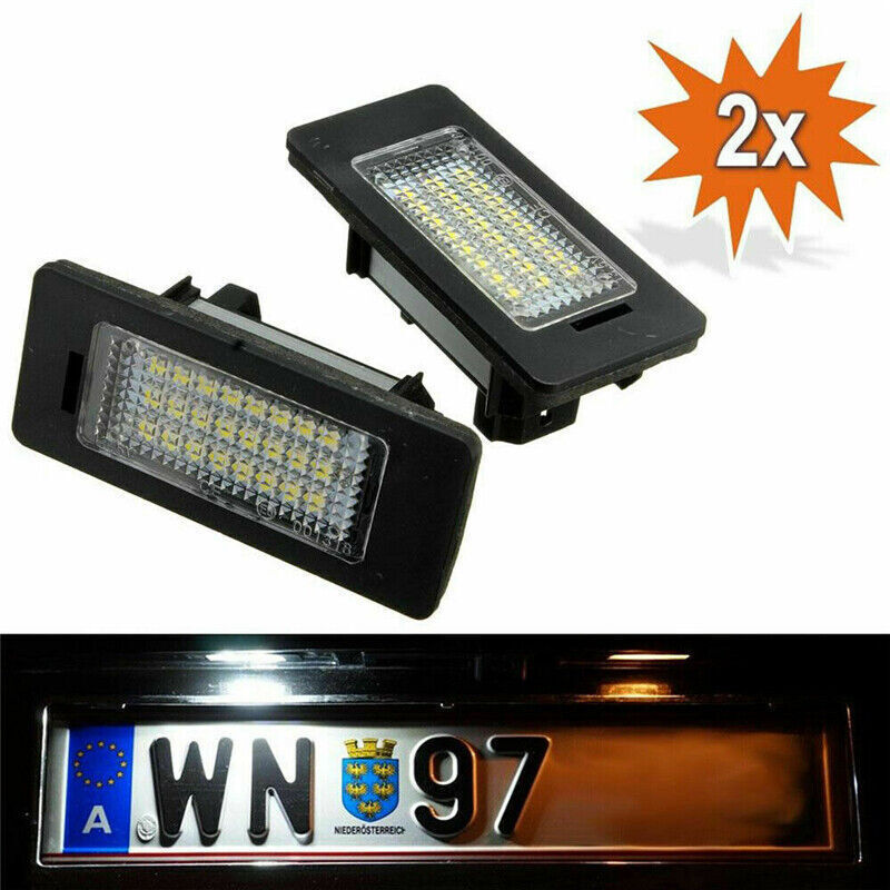 2 PCS License Number Plate Light For BMW E39 E60 E61 E90 E91 E92 E93 E82 E88 E70