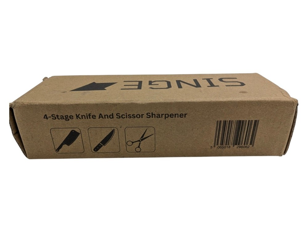 Singe 4-Stage Knife & Scissor Sharpener