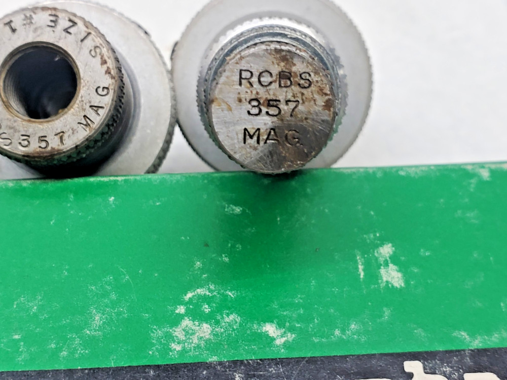 RCBS 357 mag Carbide reloading 3 die set plus 38 special