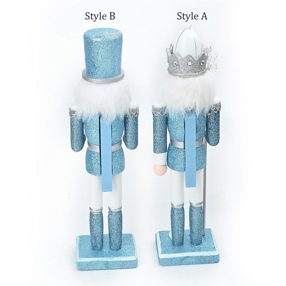 Christmas Nutcracker Figurine Puppet Statue 30cm Craft Desktop Ornament for