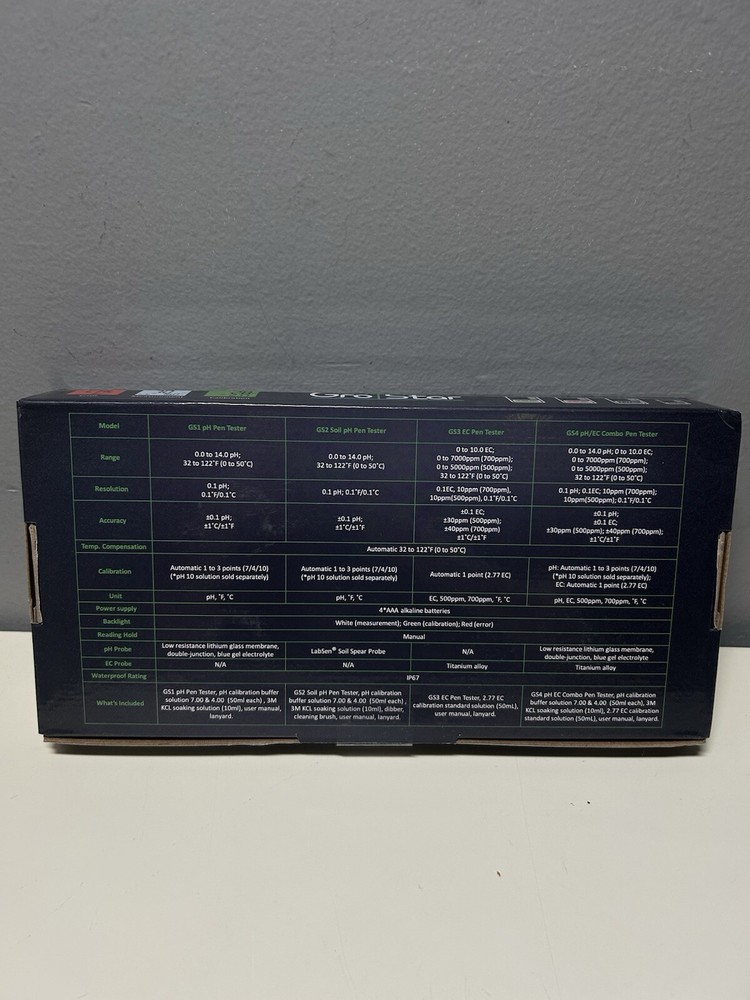 GroStar® GS1 pH Pen Tester (Gen ll)