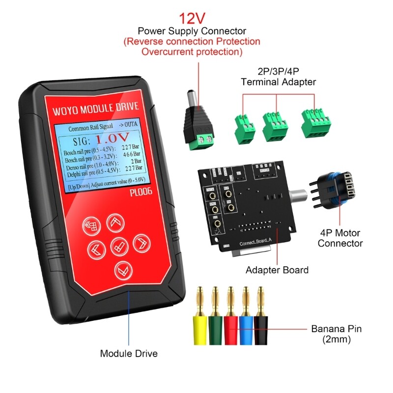 Stepper Motor Tester Diagnostic Tool For Coil Injector