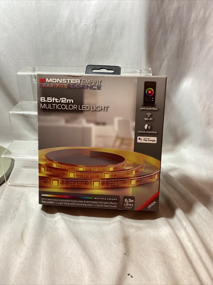 Monster 6.5ft Smart Multi Color & Multi White LED Light Strip